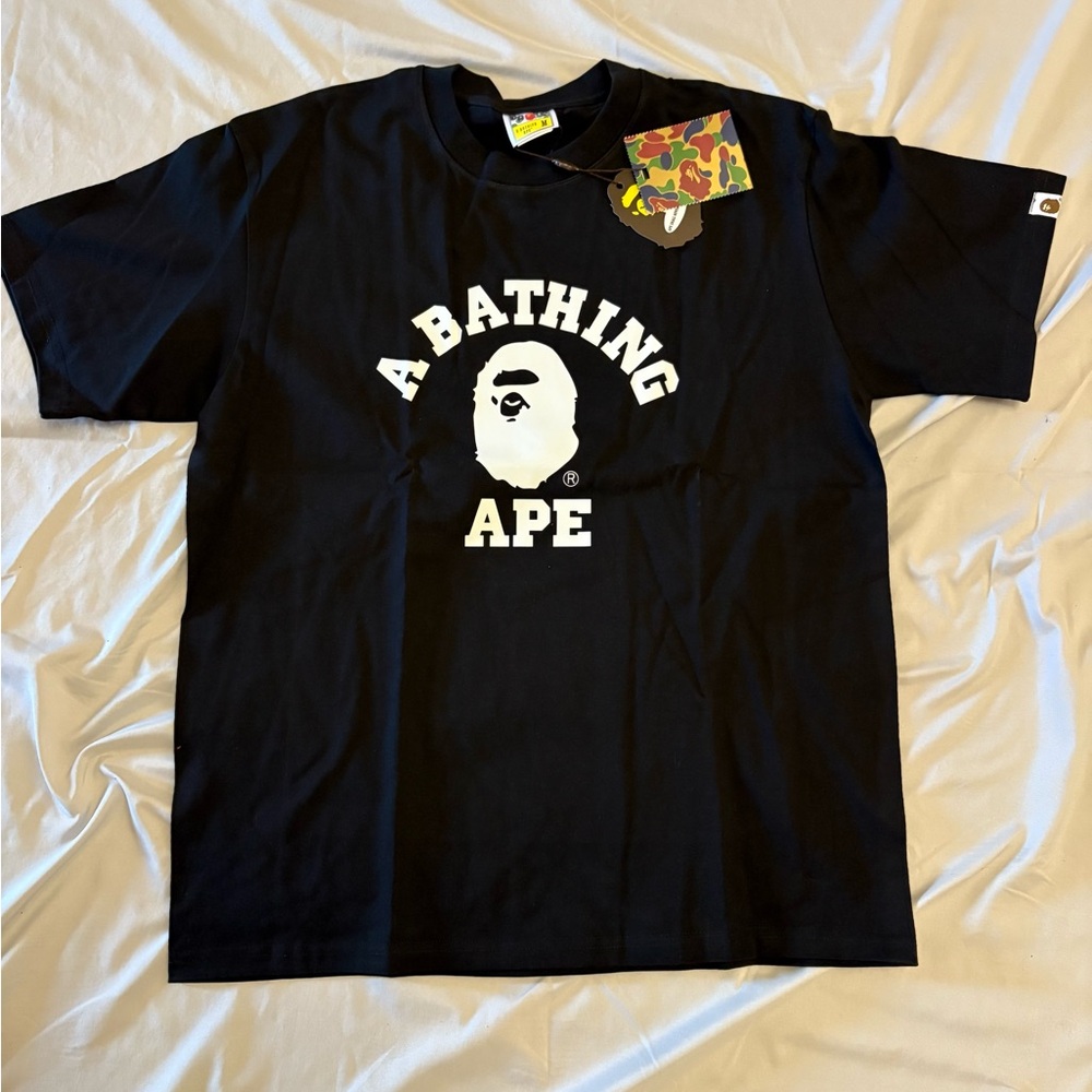 Bape Black and White Short Sleeve Tee